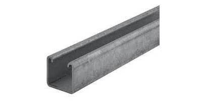 Plain strut channel