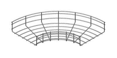 Wire mesh bend