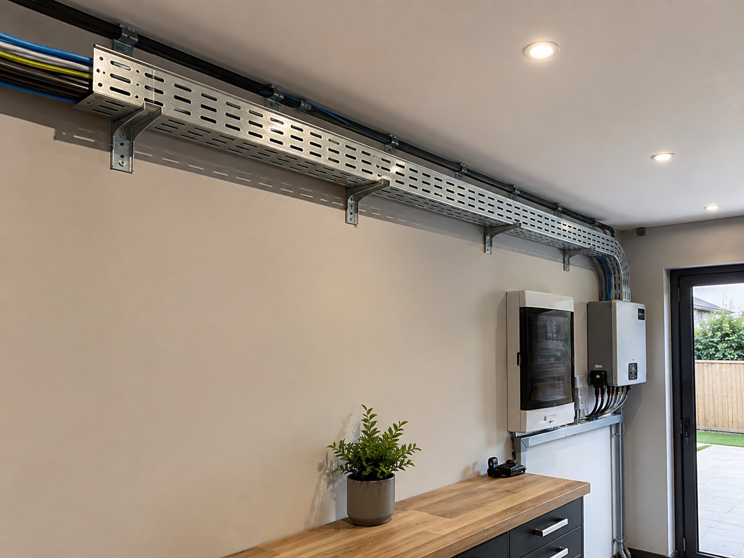 Perforated GI cable tray
